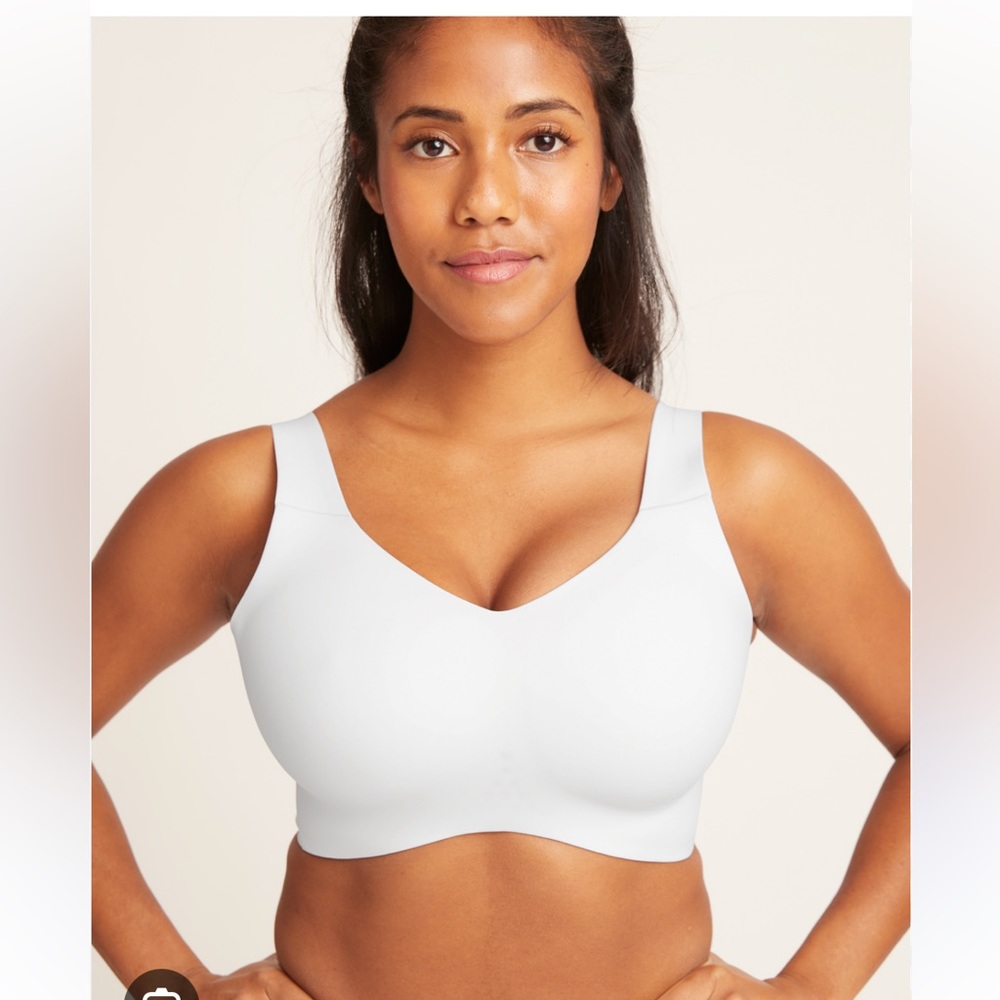 Knix Seamless White Wireless Comfort Bra